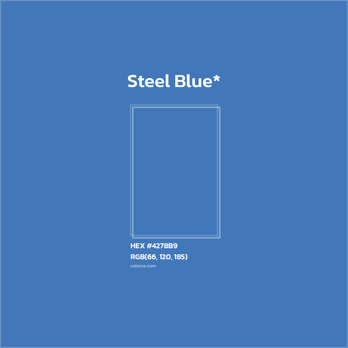 HEX #4278B9 Color Name, Color Code, Palettes, Similar Paints, Images