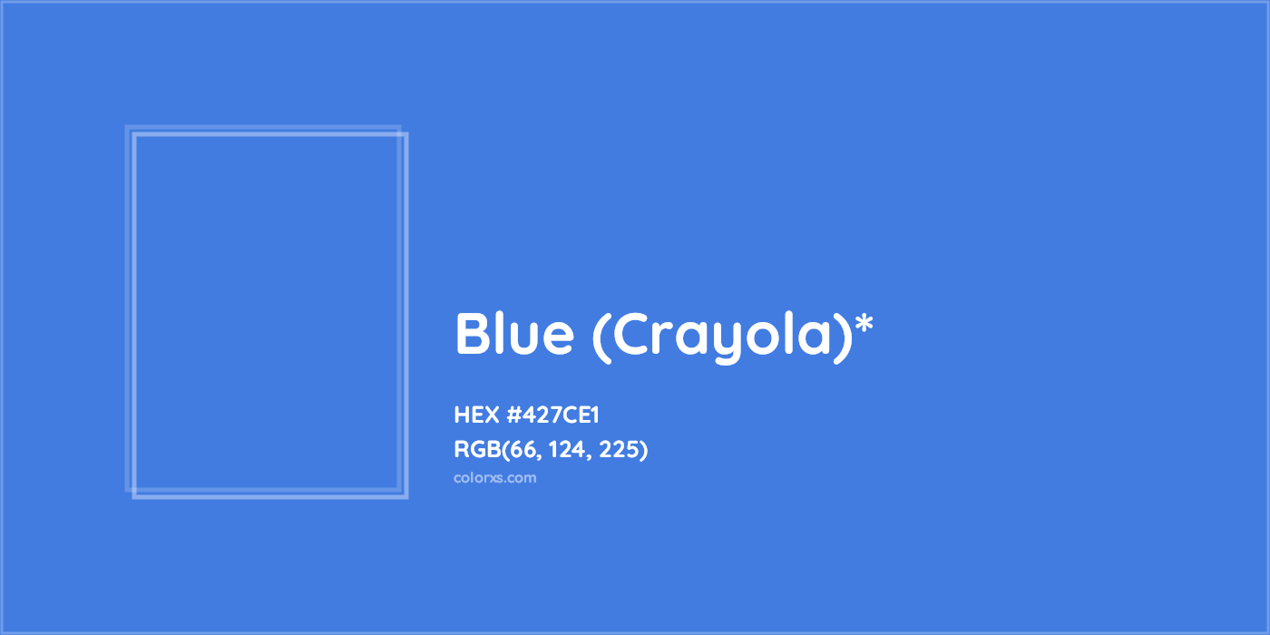 HEX #427CE1 Color Name, Color Code, Palettes, Similar Paints, Images