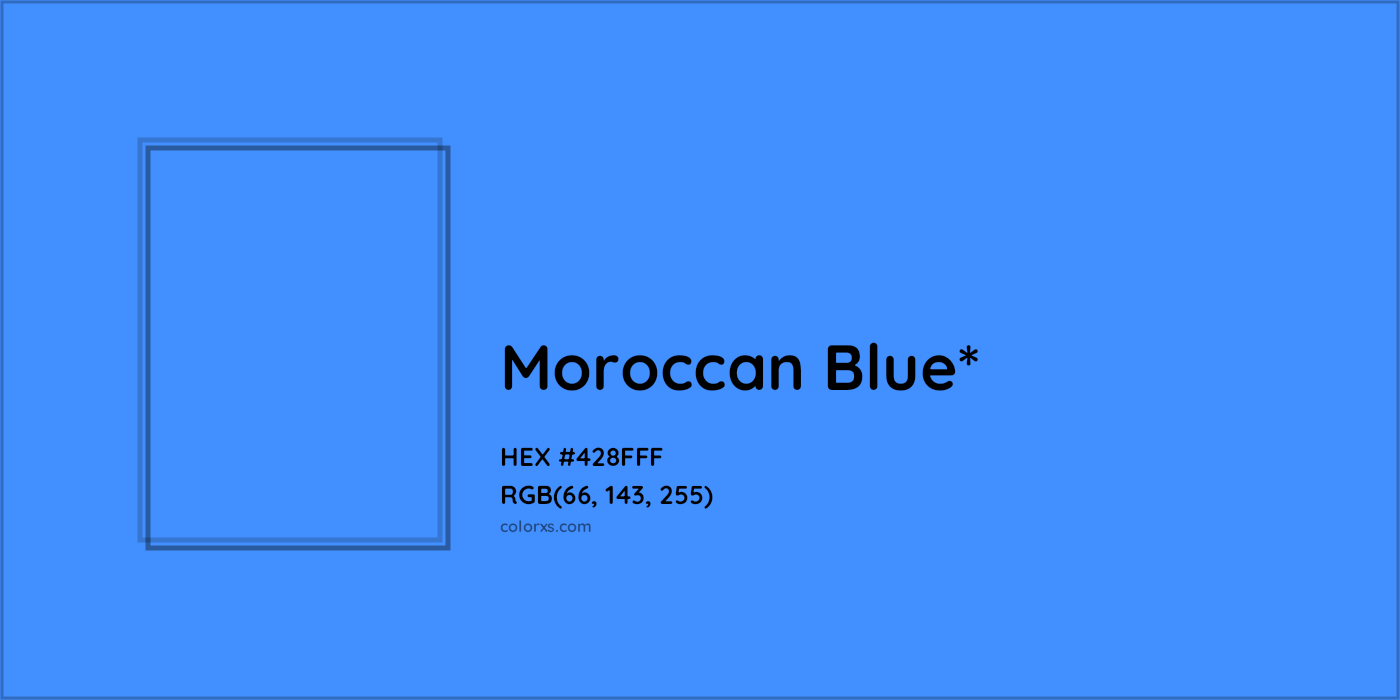 HEX #428FFF Color Name, Color Code, Palettes, Similar Paints, Images