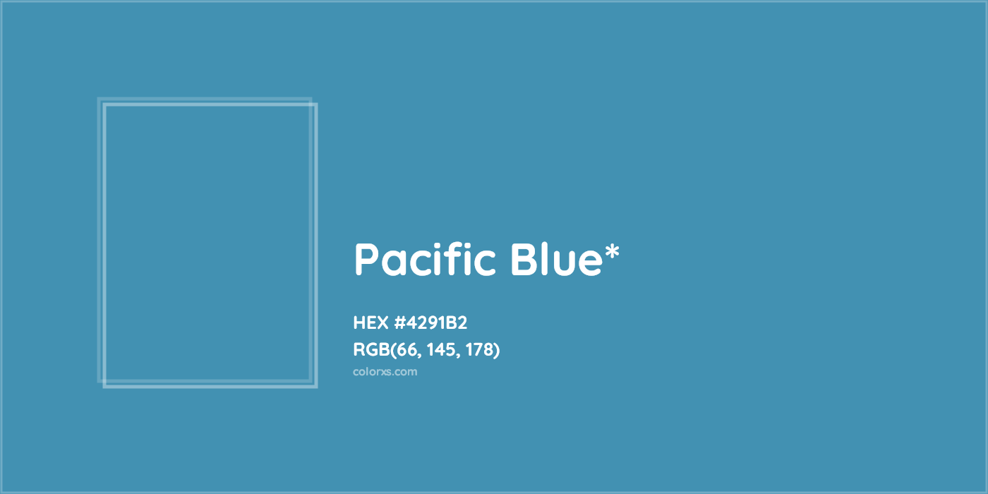 HEX #4291B2 Color Name, Color Code, Palettes, Similar Paints, Images