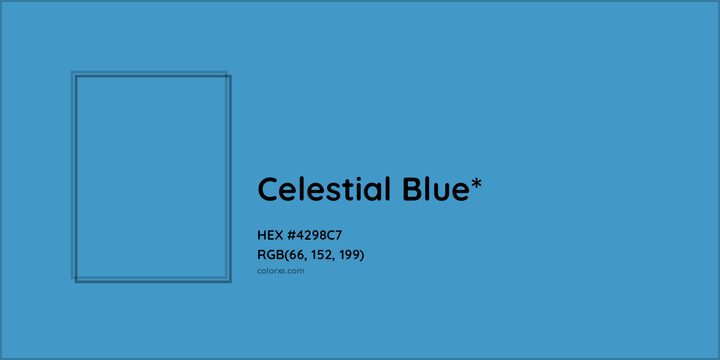 HEX #4298C7 Color Name, Color Code, Palettes, Similar Paints, Images