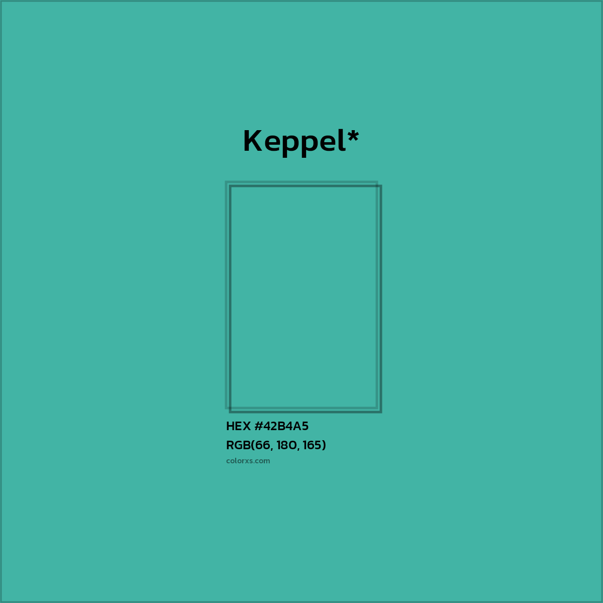 HEX #42B4A5 Color Name, Color Code, Palettes, Similar Paints, Images