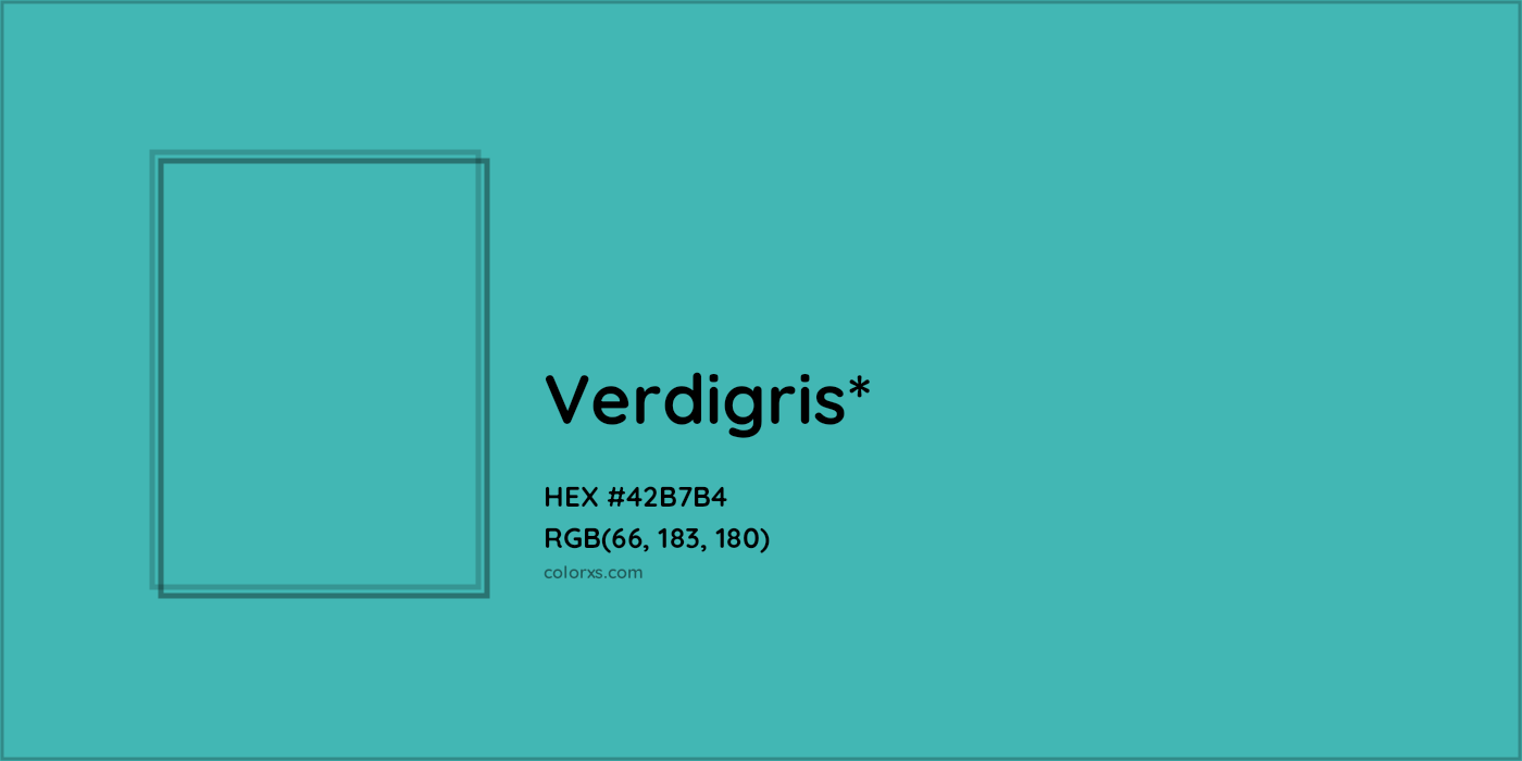 HEX #42B7B4 Color Name, Color Code, Palettes, Similar Paints, Images