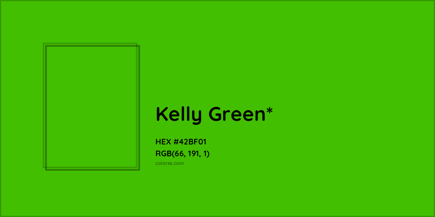 HEX #42BF01 Color Name, Color Code, Palettes, Similar Paints, Images
