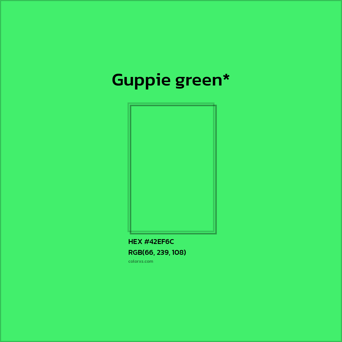 HEX #42EF6C Color Name, Color Code, Palettes, Similar Paints, Images
