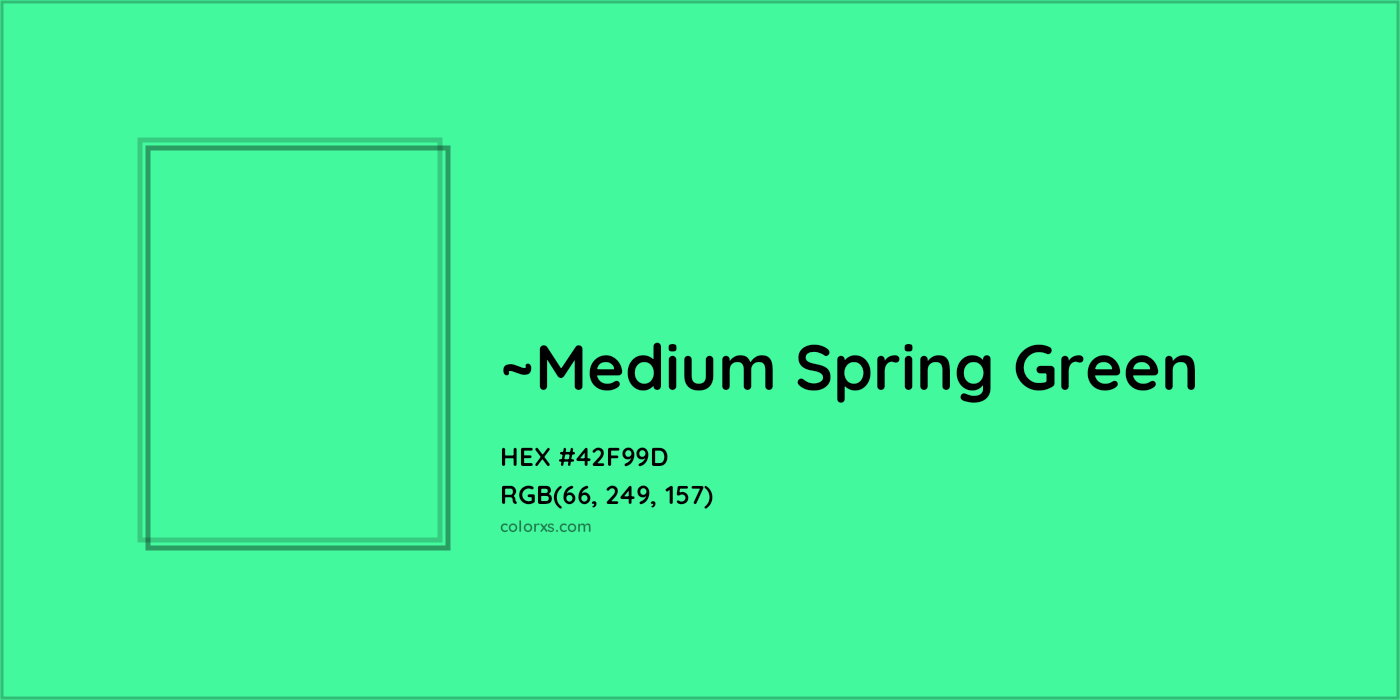 HEX #42F99D Color Name, Color Code, Palettes, Similar Paints, Images