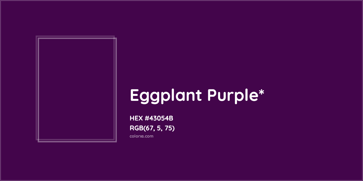 HEX #43054B Color Name, Color Code, Palettes, Similar Paints, Images