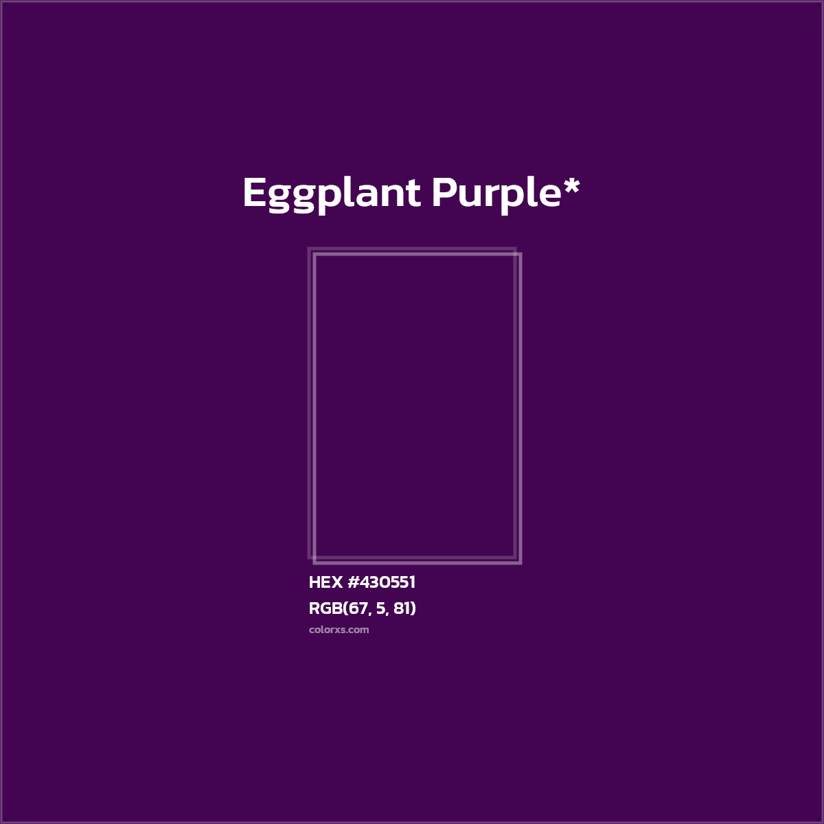 HEX #430551 Color Name, Color Code, Palettes, Similar Paints, Images