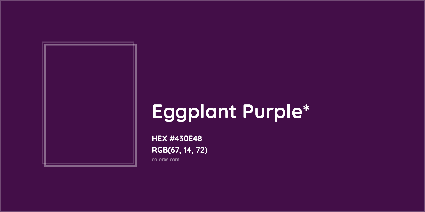 HEX #430E48 Color Name, Color Code, Palettes, Similar Paints, Images