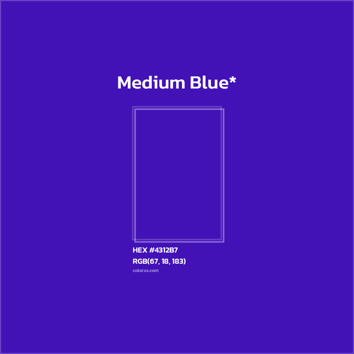 HEX #4312B7 Color Name, Color Code, Palettes, Similar Paints, Images