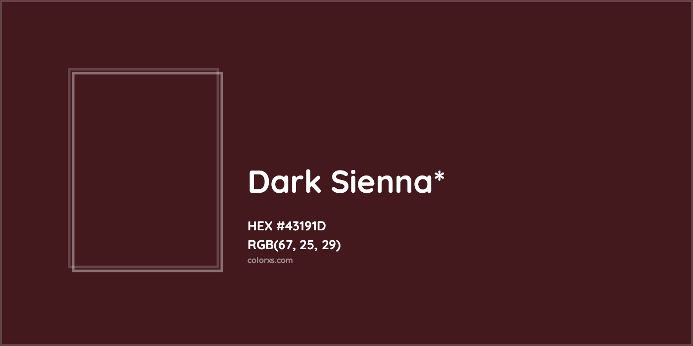 HEX #43191D Color Name, Color Code, Palettes, Similar Paints, Images