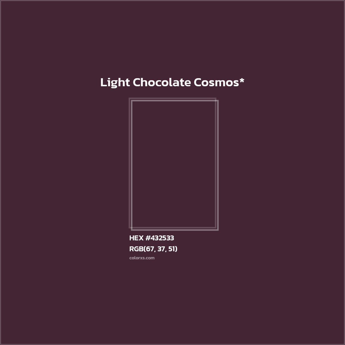 HEX #432533 Color Name, Color Code, Palettes, Similar Paints, Images