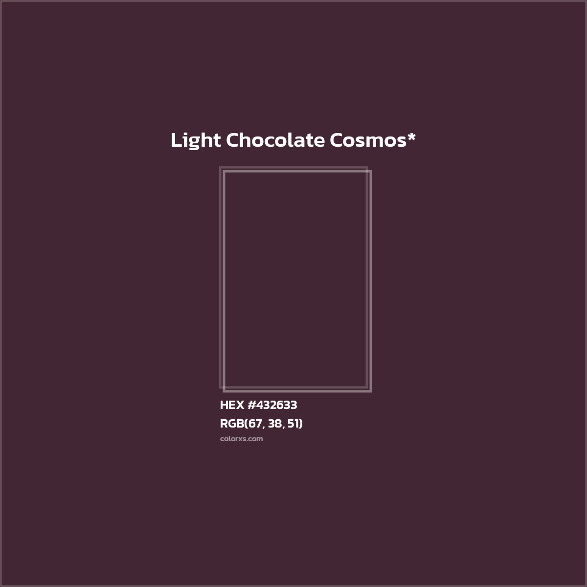 HEX #432633 Color Name, Color Code, Palettes, Similar Paints, Images