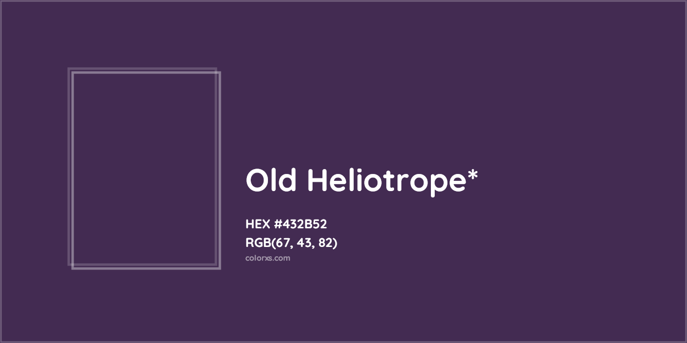 HEX #432B52 Color Name, Color Code, Palettes, Similar Paints, Images