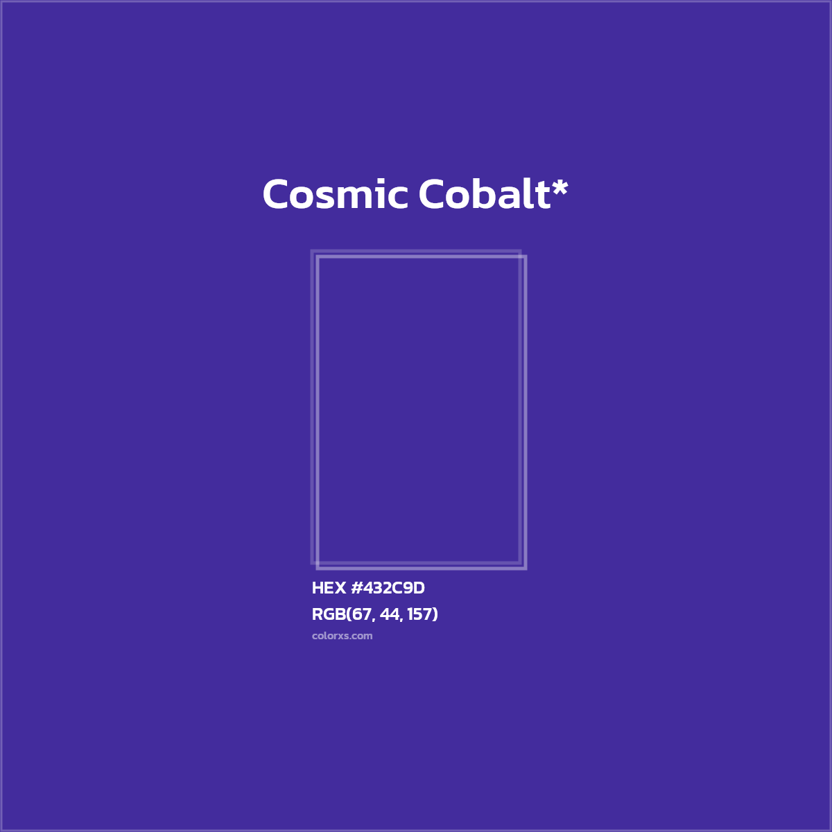 HEX #432C9D Color Name, Color Code, Palettes, Similar Paints, Images