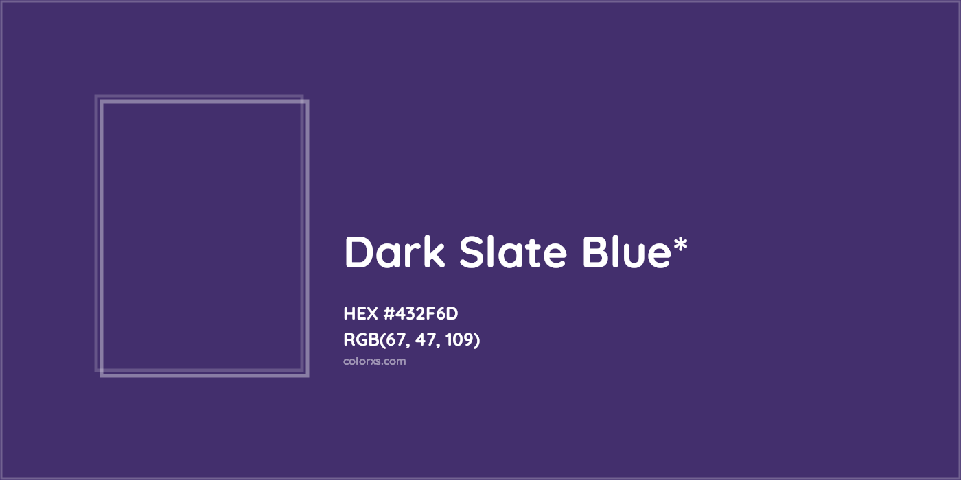 HEX #432F6D Color Name, Color Code, Palettes, Similar Paints, Images