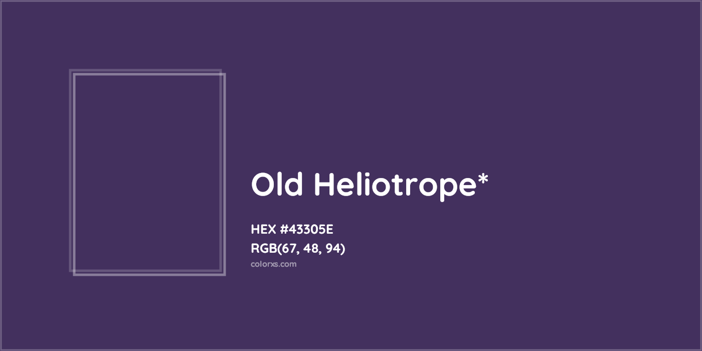 HEX #43305E Color Name, Color Code, Palettes, Similar Paints, Images