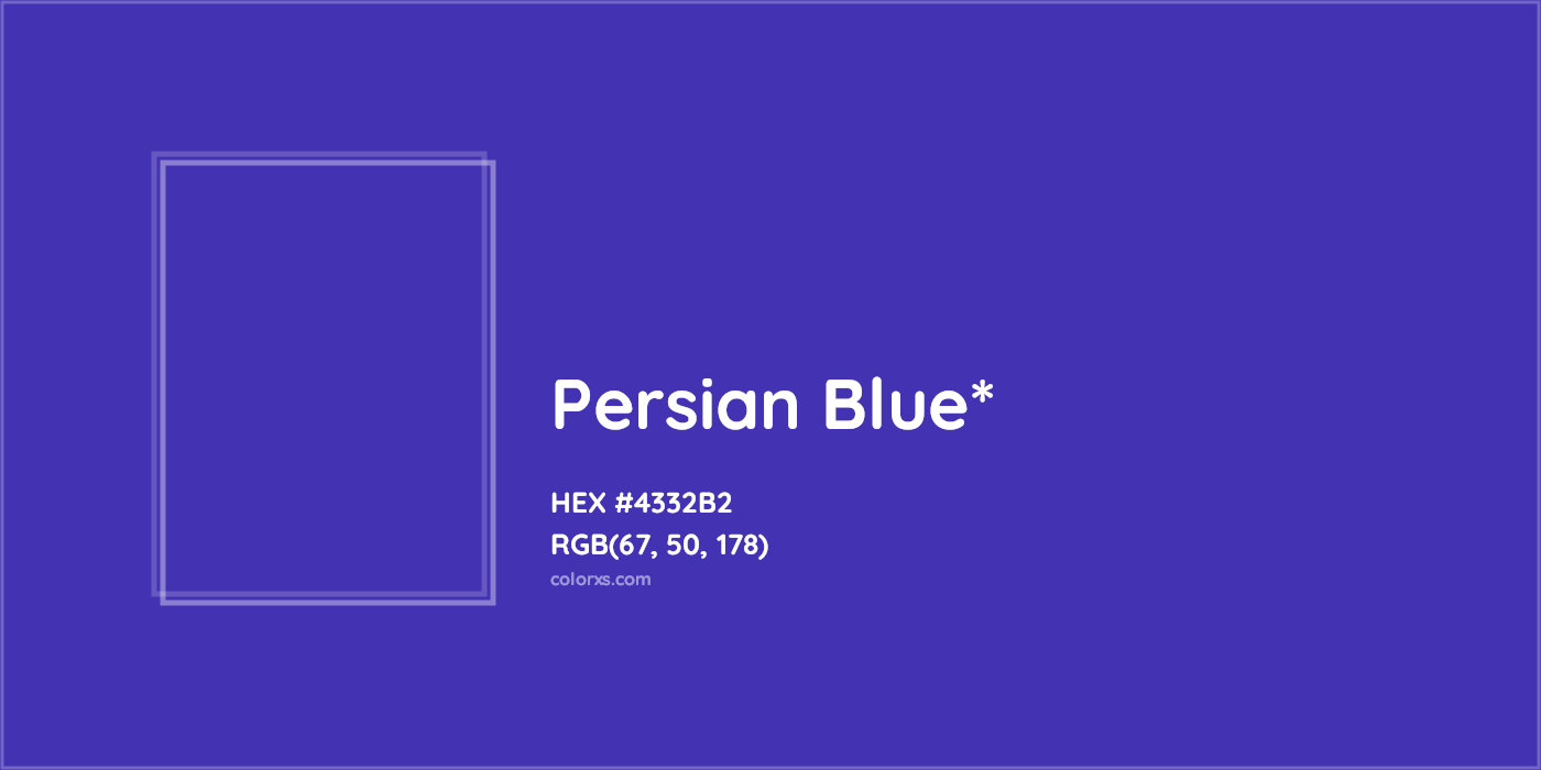 HEX #4332B2 Color Name, Color Code, Palettes, Similar Paints, Images