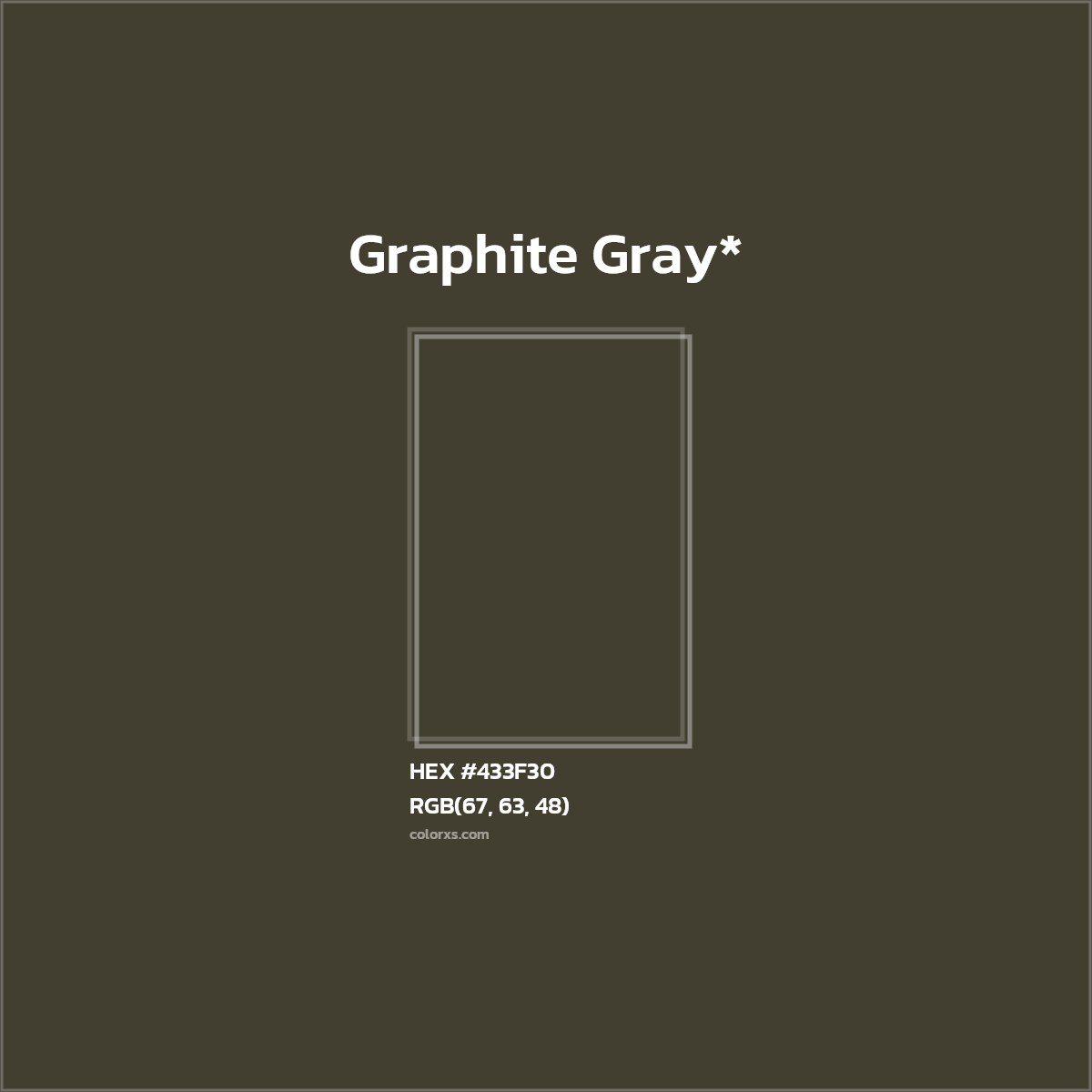 HEX #433F30 Color Name, Color Code, Palettes, Similar Paints, Images
