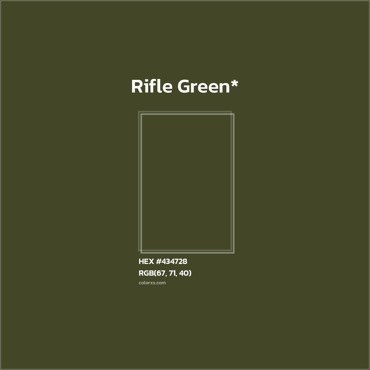 HEX #434728 Color Name, Color Code, Palettes, Similar Paints, Images