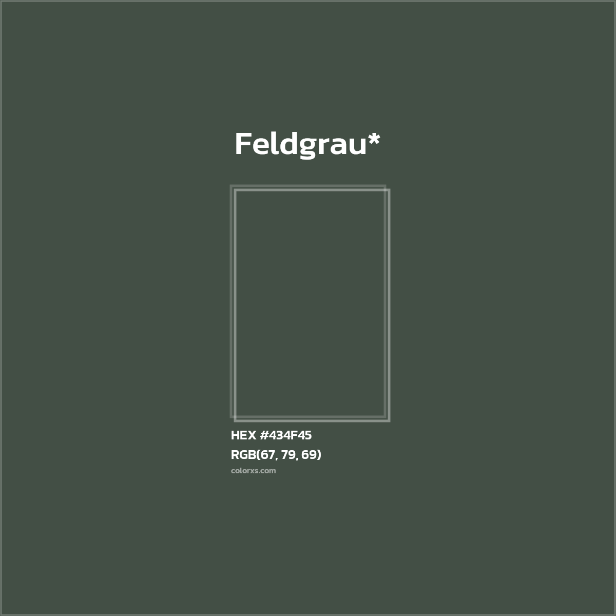 HEX #434F45 Color Name, Color Code, Palettes, Similar Paints, Images