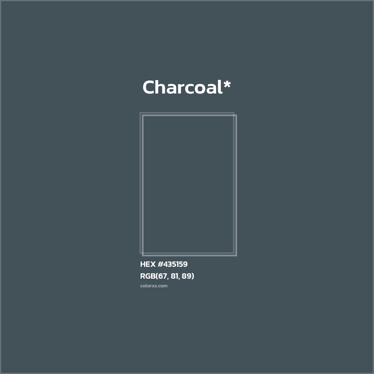 HEX #435159 Color Name, Color Code, Palettes, Similar Paints, Images