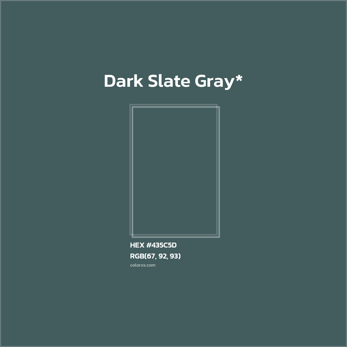 HEX #435C5D Color Name, Color Code, Palettes, Similar Paints, Images