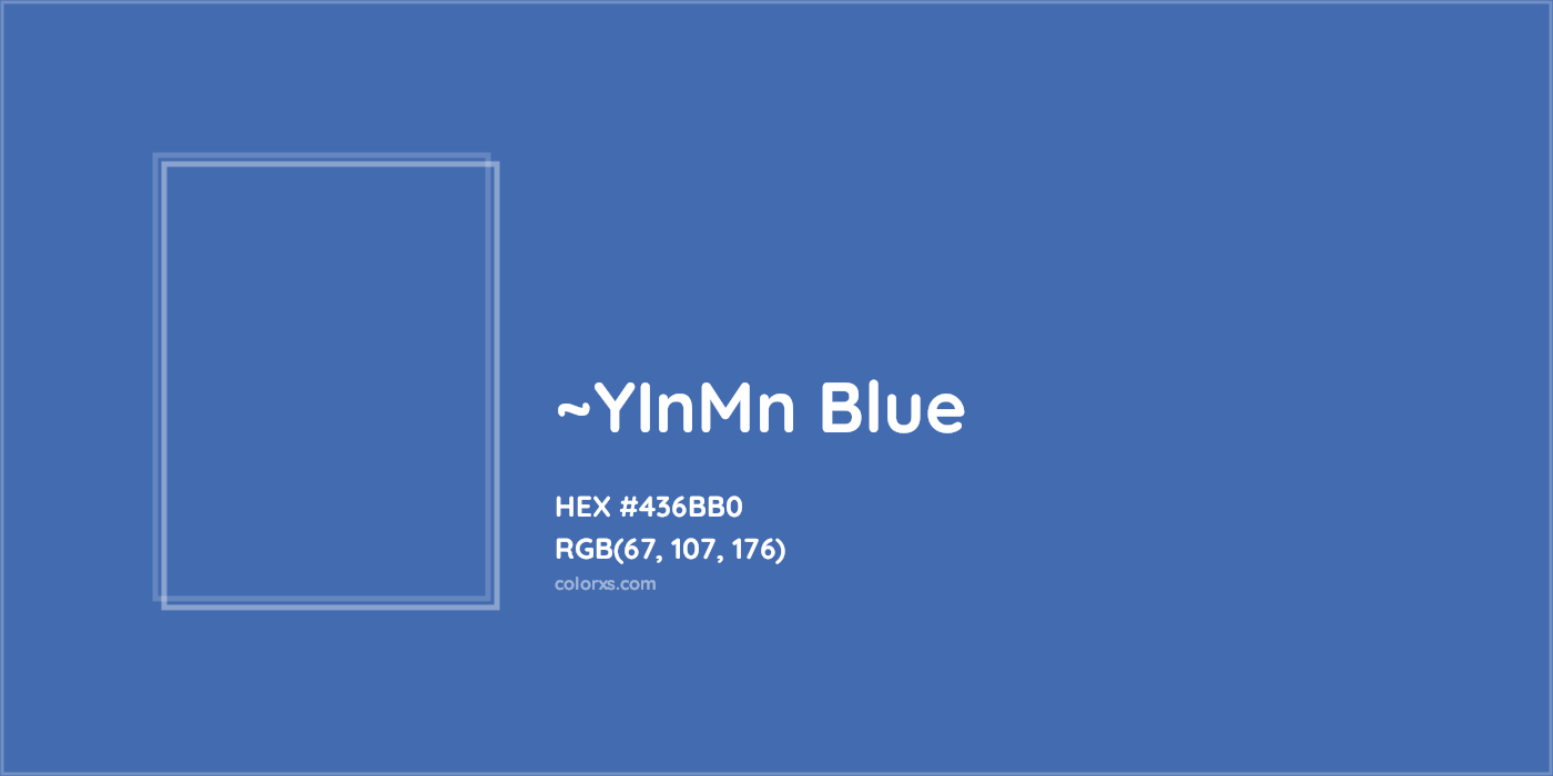 HEX #436BB0 Color Name, Color Code, Palettes, Similar Paints, Images