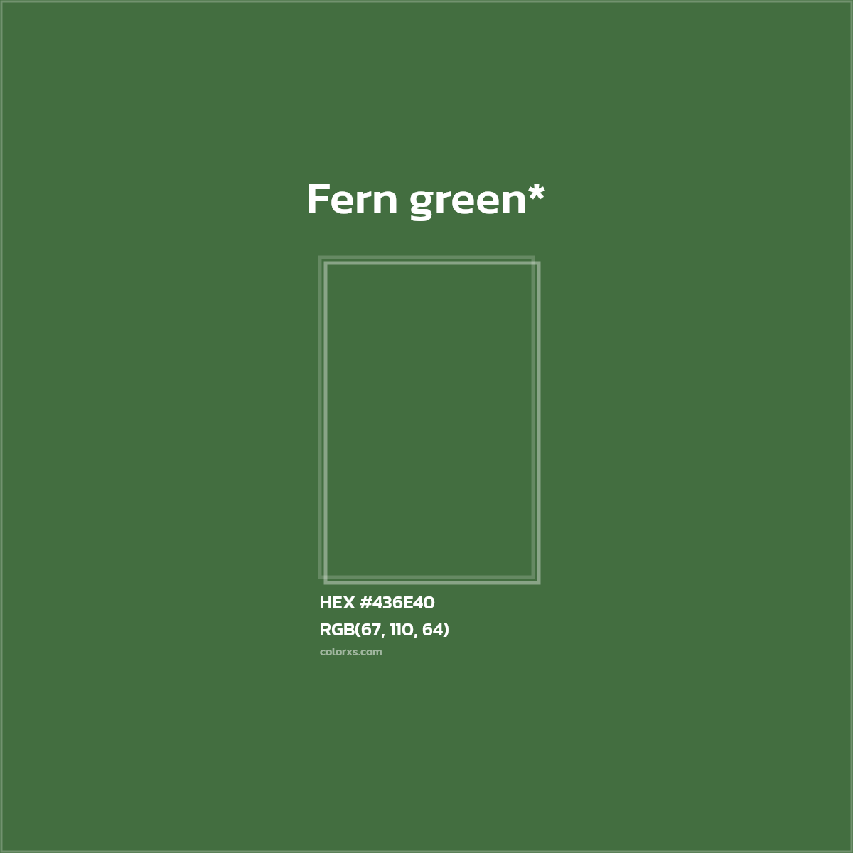 HEX #436E40 Color Name, Color Code, Palettes, Similar Paints, Images