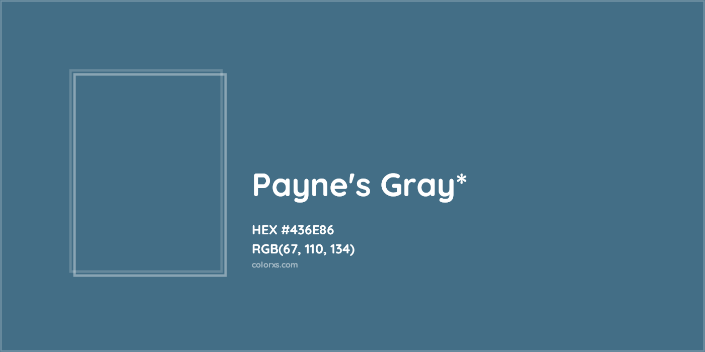 HEX #436E86 Color Name, Color Code, Palettes, Similar Paints, Images