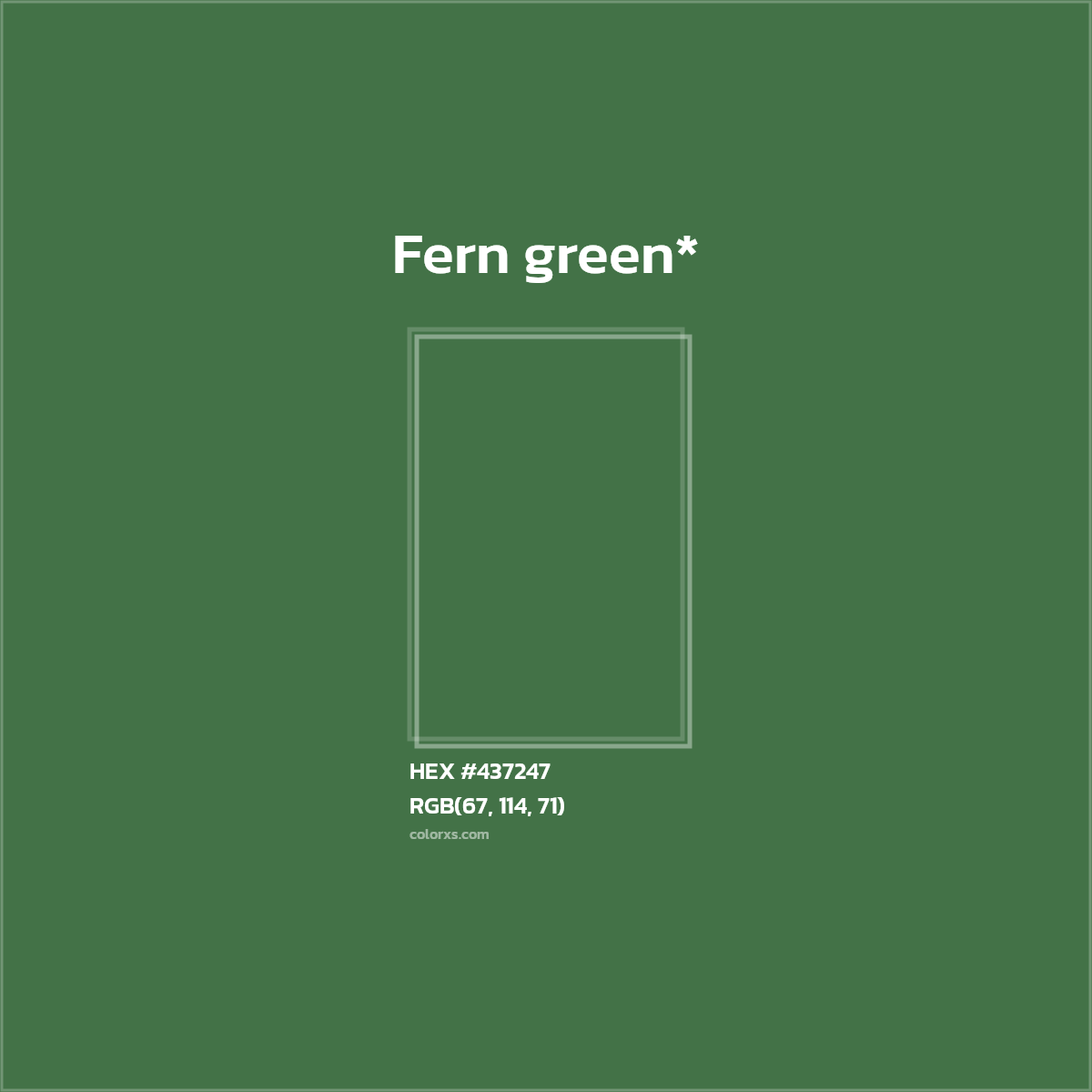 HEX #437247 Color Name, Color Code, Palettes, Similar Paints, Images