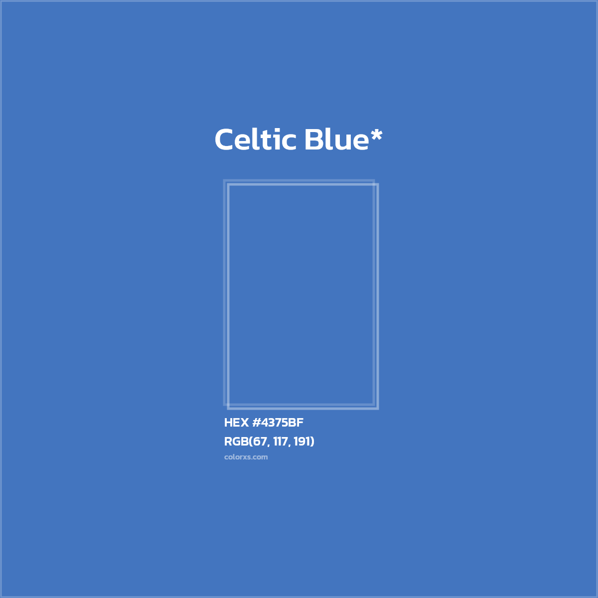 HEX #4375BF Color Name, Color Code, Palettes, Similar Paints, Images