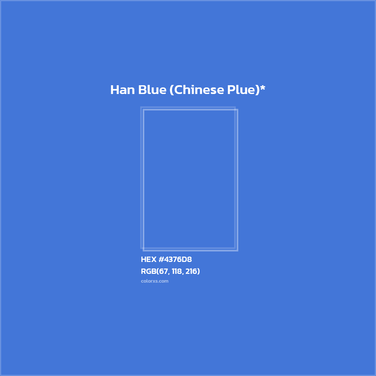 HEX #4376D8 Color Name, Color Code, Palettes, Similar Paints, Images