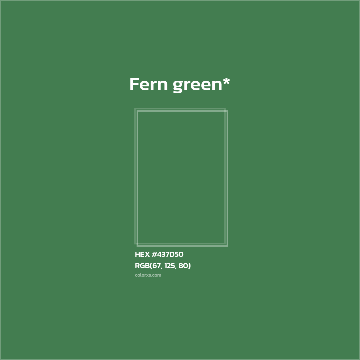 HEX #437D50 Color Name, Color Code, Palettes, Similar Paints, Images
