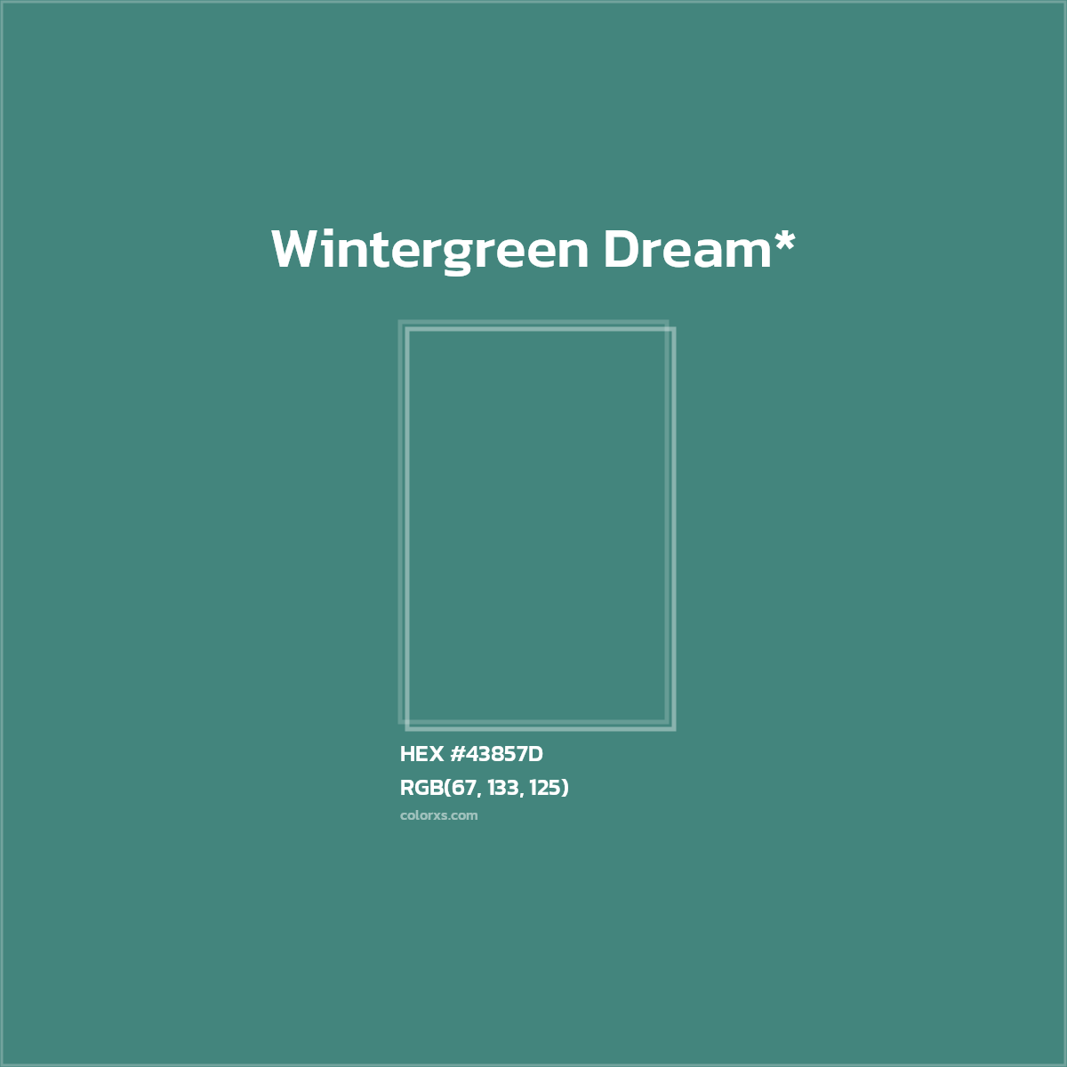 HEX #43857D Color Name, Color Code, Palettes, Similar Paints, Images