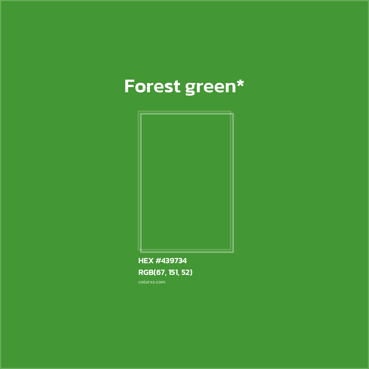 HEX #439734 Color Name, Color Code, Palettes, Similar Paints, Images