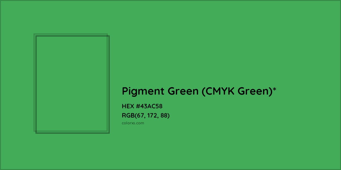 HEX #43AC58 Color Name, Color Code, Palettes, Similar Paints, Images