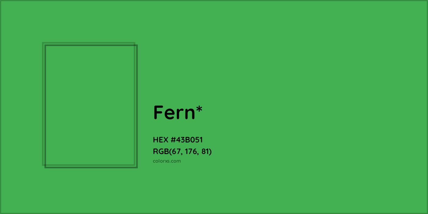 HEX #43B051 Color Name, Color Code, Palettes, Similar Paints, Images