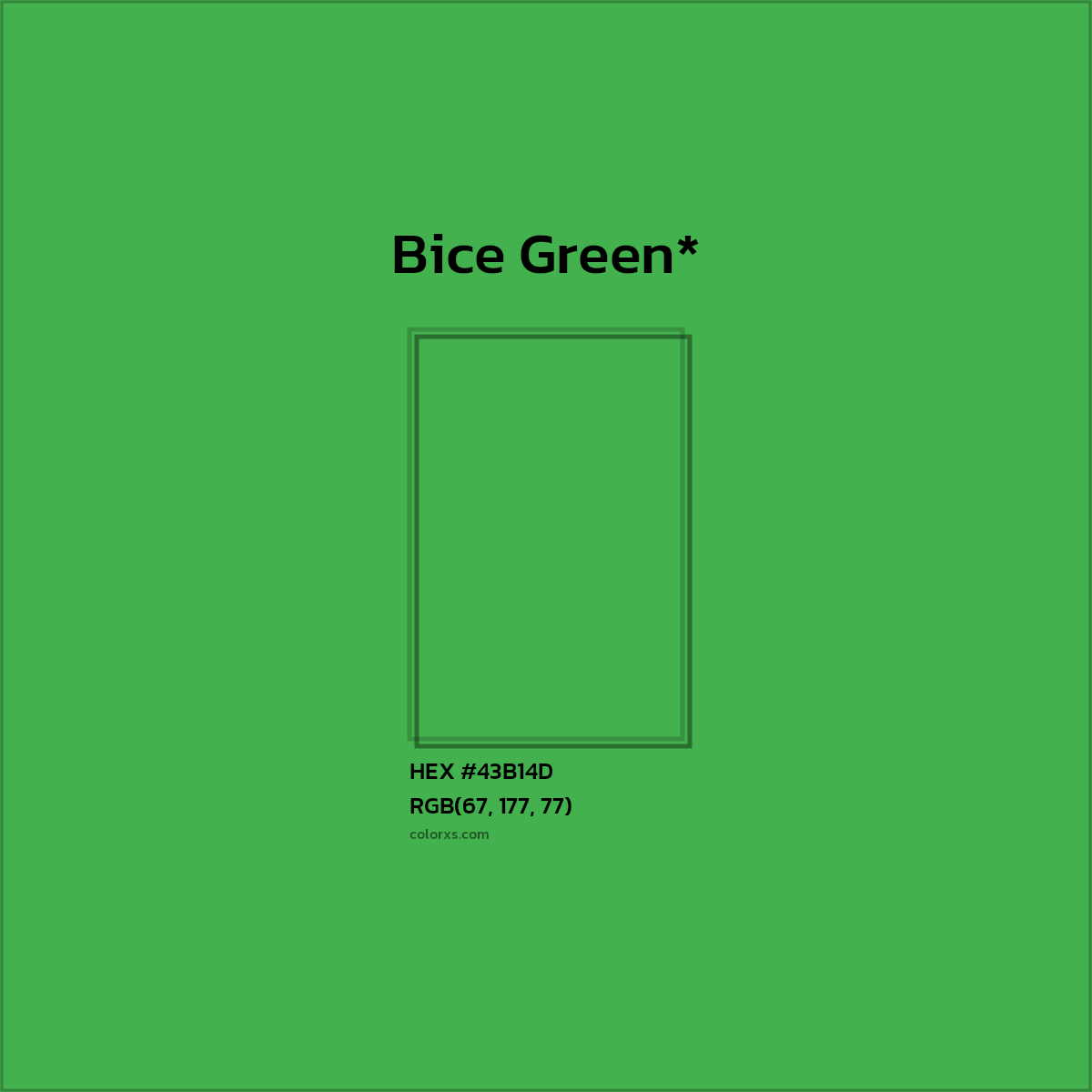 HEX #43B14D Color Name, Color Code, Palettes, Similar Paints, Images