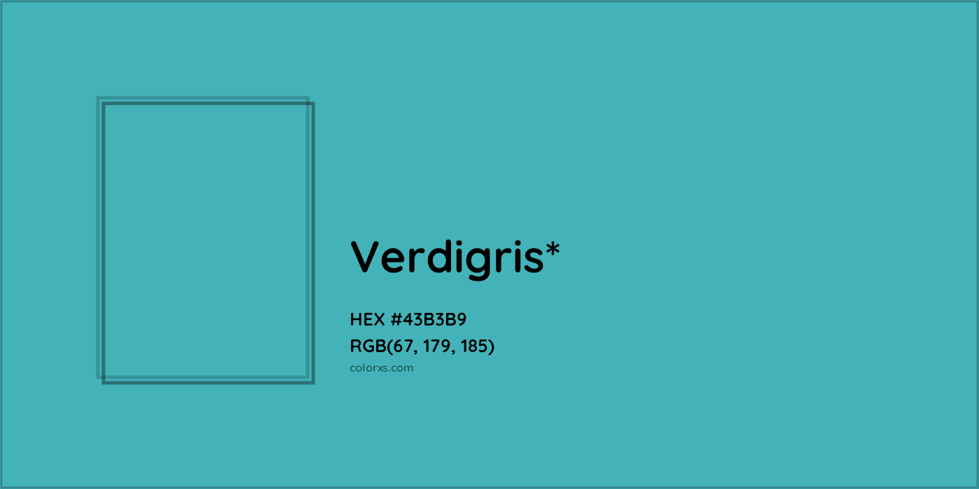 HEX #43B3B9 Color Name, Color Code, Palettes, Similar Paints, Images