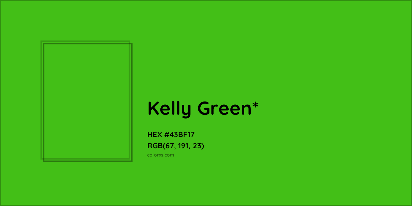 HEX #43BF17 Color Name, Color Code, Palettes, Similar Paints, Images