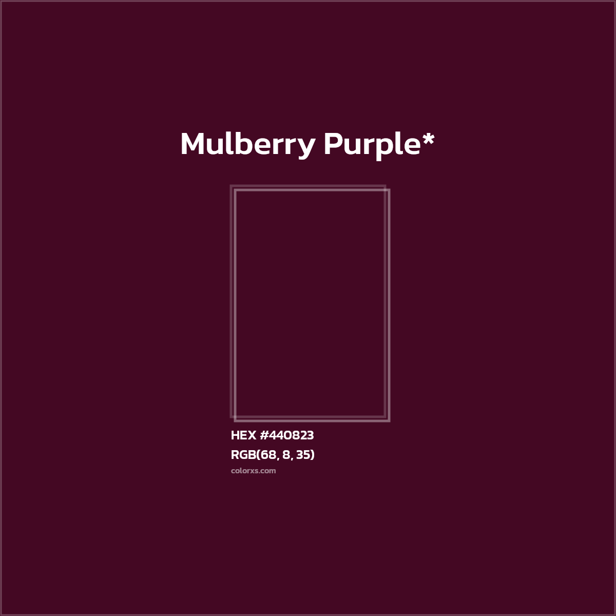 HEX #440823 Color Name, Color Code, Palettes, Similar Paints, Images