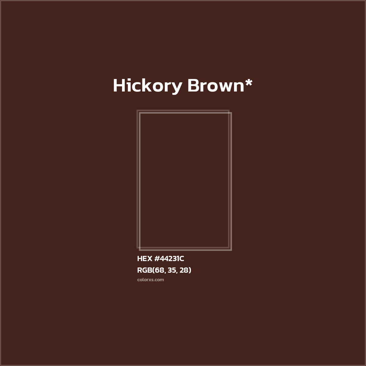 HEX #44231C Color Name, Color Code, Palettes, Similar Paints, Images