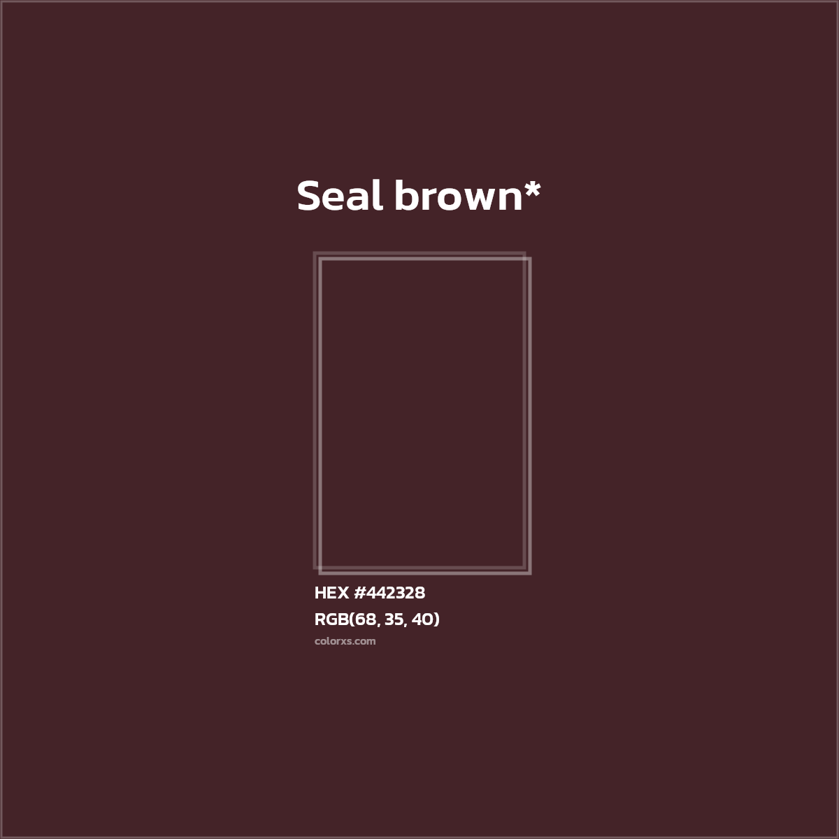 HEX #442328 Color Name, Color Code, Palettes, Similar Paints, Images