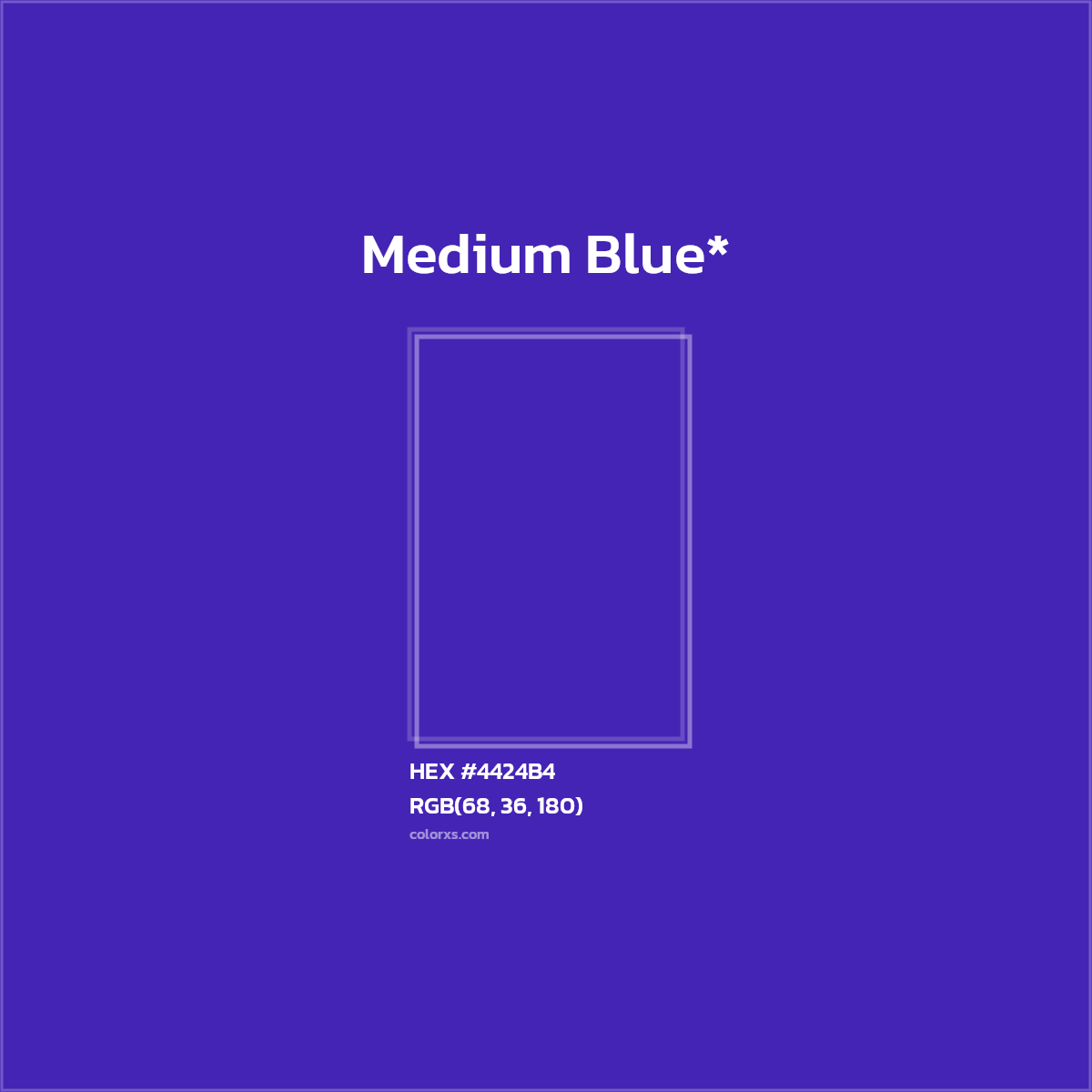 HEX #4424B4 Color Name, Color Code, Palettes, Similar Paints, Images