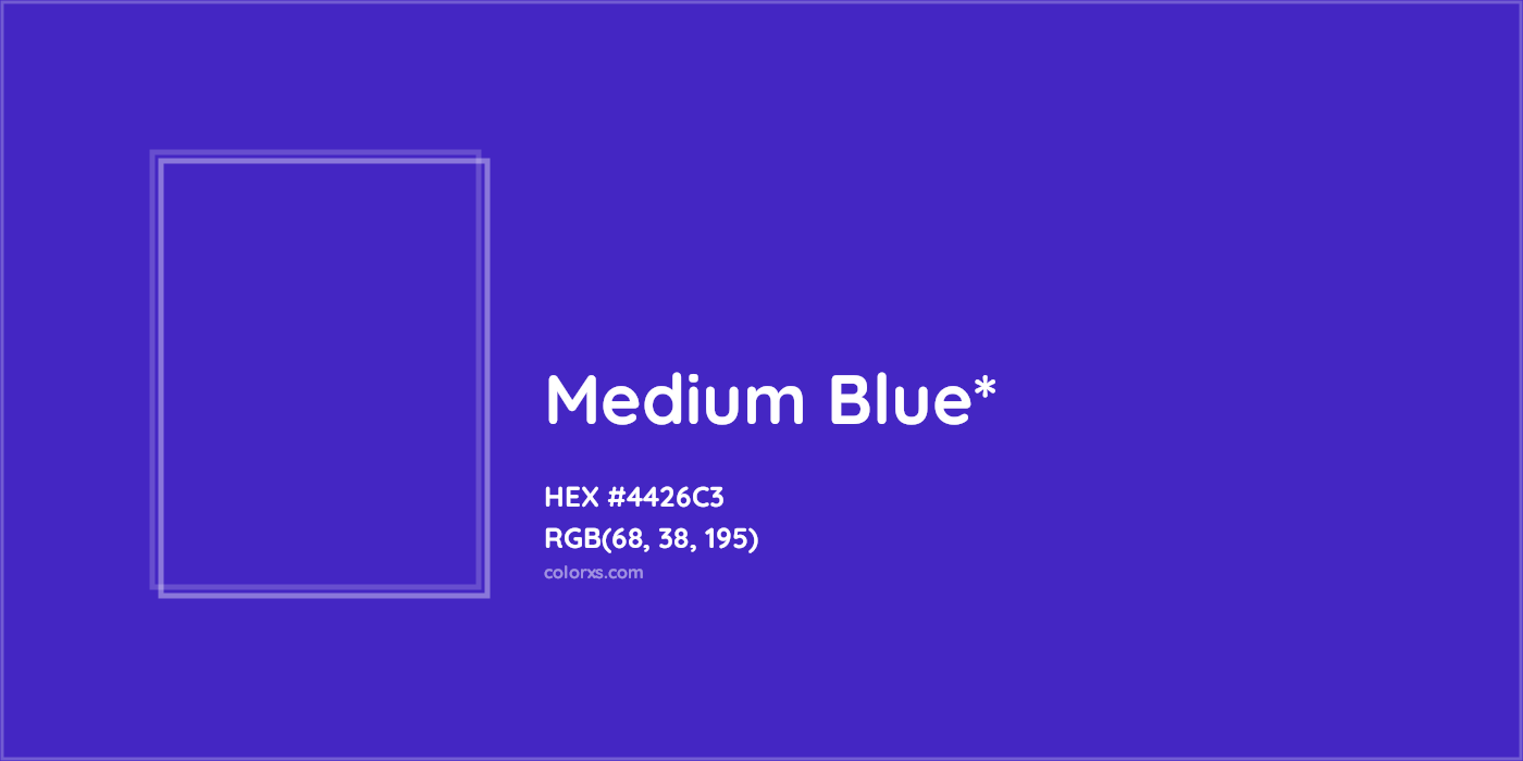 HEX #4426C3 Color Name, Color Code, Palettes, Similar Paints, Images