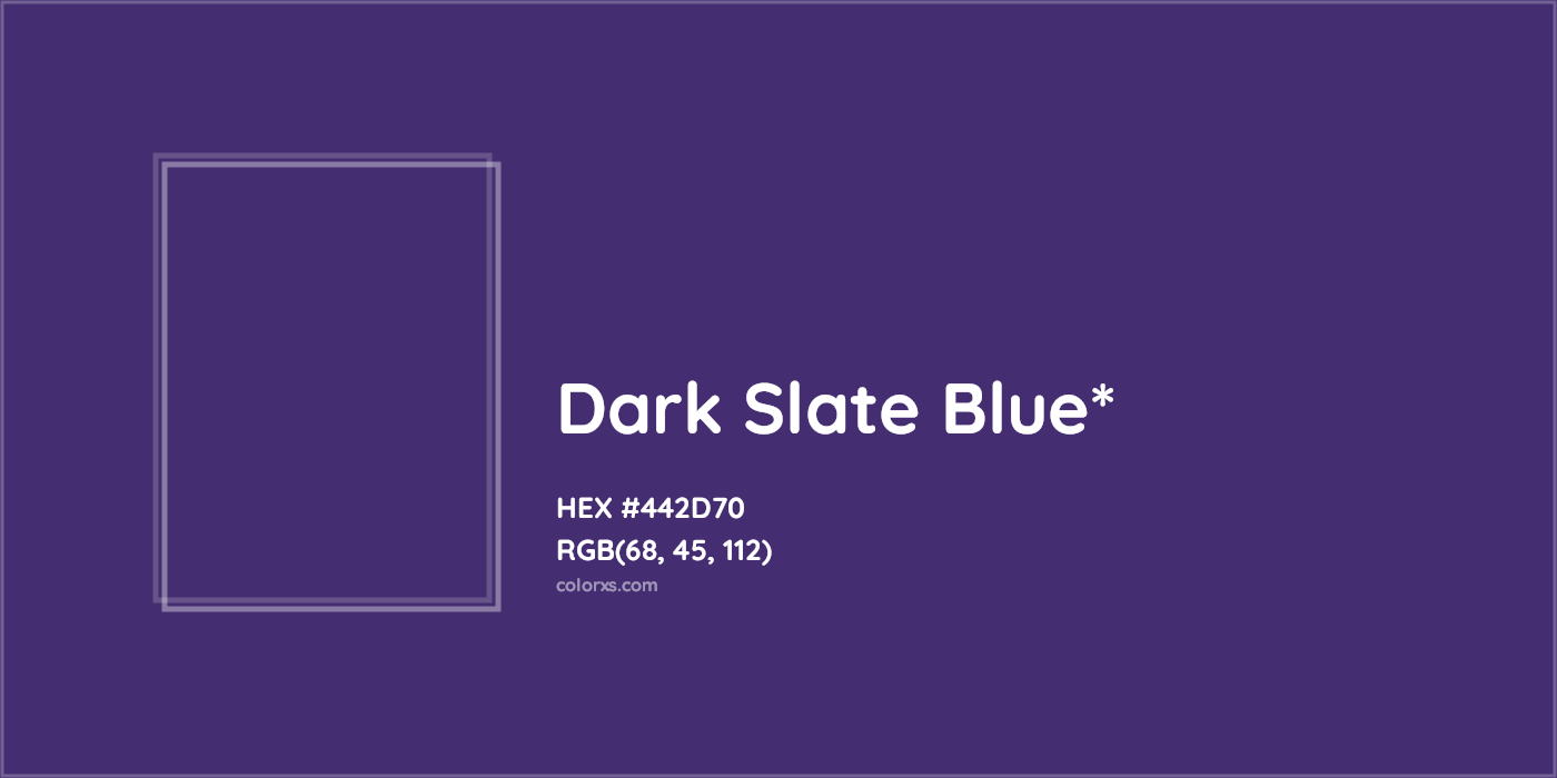 HEX #442D70 Color Name, Color Code, Palettes, Similar Paints, Images
