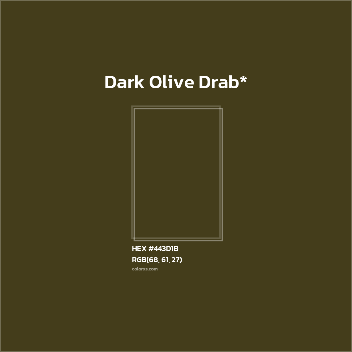 HEX #443D1B Color Name, Color Code, Palettes, Similar Paints, Images