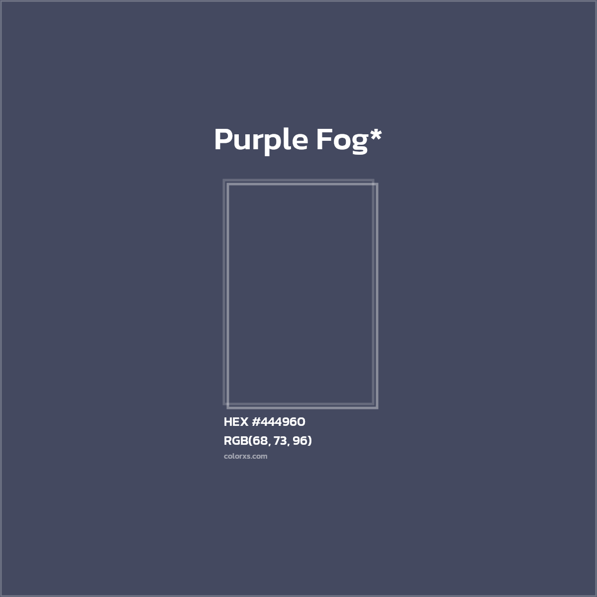 HEX #444960 Color Name, Color Code, Palettes, Similar Paints, Images
