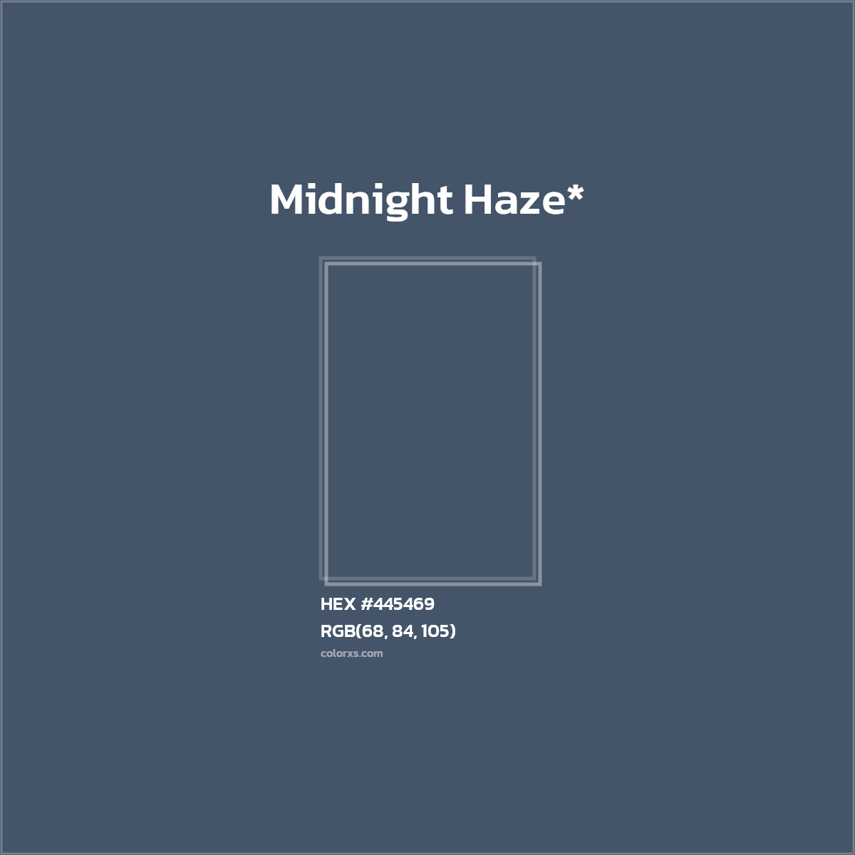 HEX #445469 Color Name, Color Code, Palettes, Similar Paints, Images